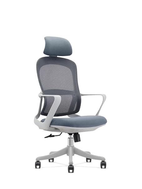 Urbancart Santiago I Executive Mesh I 2 Years Warranty I Home & Office Chair I High Back (Grey)