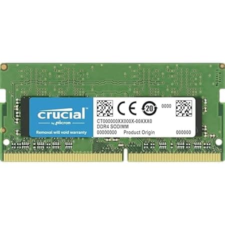 Crucial RAM 8GB DDR4 3200MHz CL22 (or 2933MHz or 2666MHz) Laptop Memory CT8G4SFRA32A